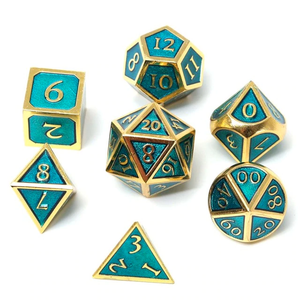 Premium Metal D&D Dice Sets D4-D20