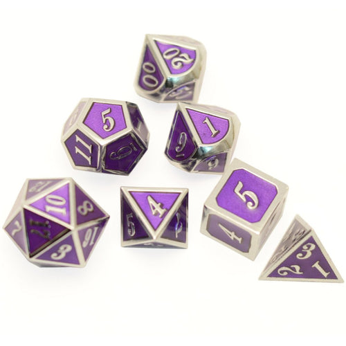 Purple & Silver D4 - D20