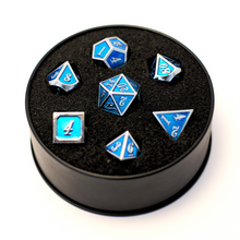 Load image into Gallery viewer, Blue &amp; Silver  D4-D20