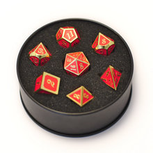 Load image into Gallery viewer, Red &amp; Gold D4-D20