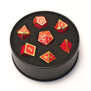 Premium Metal D&D Dice Sets D4-D20