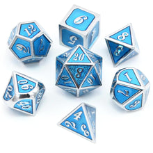 Load image into Gallery viewer, Blue &amp; Silver  D4-D20