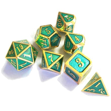 Load image into Gallery viewer, Green &amp; Gold D4 - D20 - Sold Out