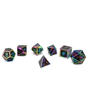 Dungeons and dragons DND Dice Rainbow Color 