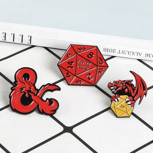 D&D Enamel Pin Set - Various