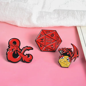 D&D Enamel Pin Set - Various