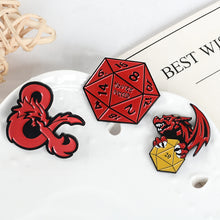 Load image into Gallery viewer, D&amp;D Enamel Pin Set - Various