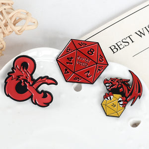 D&D Enamel Pin Set - Various