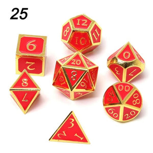 Red & Gold D4-D20