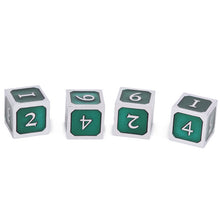 Load image into Gallery viewer, 4xD6 Assorted Metal Dice