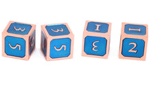 Load image into Gallery viewer, 4xD6 Assorted Metal Dice