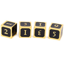 Load image into Gallery viewer, 4xD6 Assorted Metal Dice