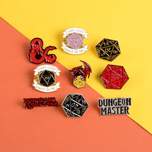 Load image into Gallery viewer, D&amp;D Enamel Pin Set - Various