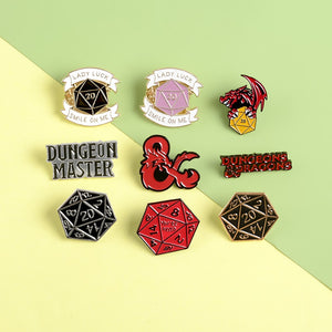 D&D Enamel Pin Set - Various