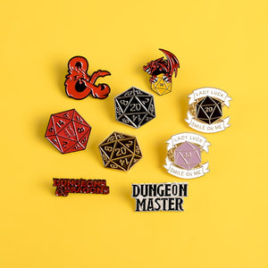 D&D Enamel Pin Set - Various