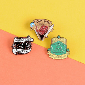 D&D Enamel Pin Set