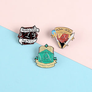 D&D Enamel Pin Set