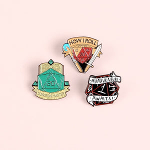 D&D Enamel Pin Set