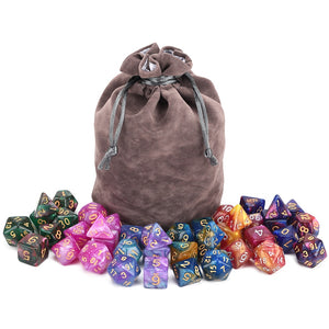 The Ultimate Gamers Bundle - 6 Sets of Galaxy Acrylics w/ Dice Bag