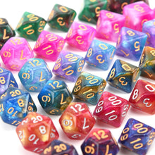 Load image into Gallery viewer, The Ultimate Gamers Bundle - 6 Sets of Galaxy Acrylics w/ Dice Bag