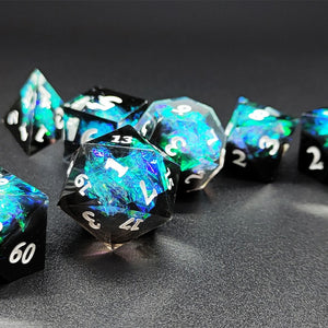 ClearVeil Handmade Resin Dnd Dice