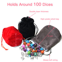 Load image into Gallery viewer, Drawstring Dnd Cotton Dice Bag